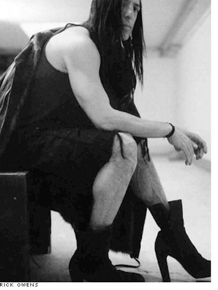 This is designer Rick Owens, not my husband. In all probability both smell like A Shot of Oud over Mango.