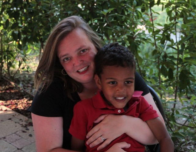 Sandra and her son Sean