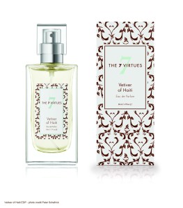 Vetiver of Haiti Eau de Parfum Bergamot, amber and lime tree make a contrasting frame to vetiver.